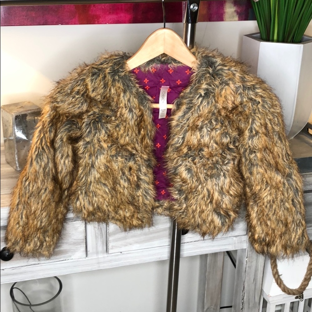 Little Girls Faux Fur Coat